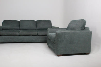 John Lewis Oliver Modular Grand 4 Seater in Alpine Green Chenille