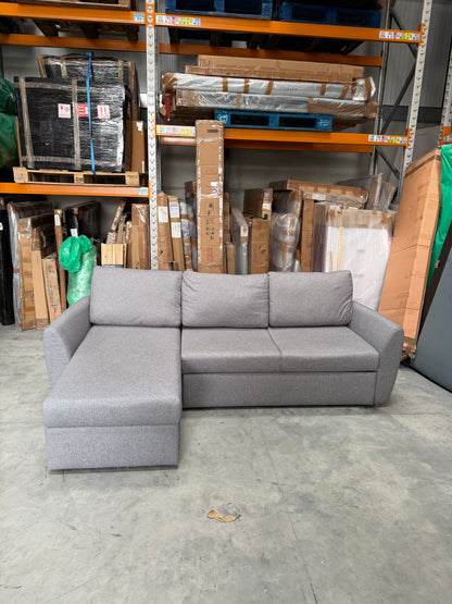 John Lewis Sofa Bed with Storage Sansa Splayed Arm in Tweed
