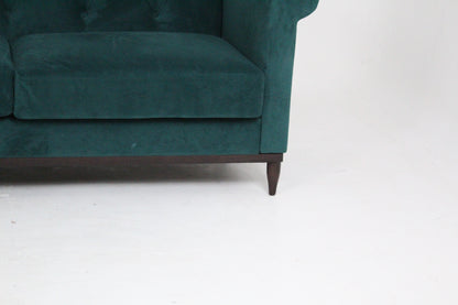 Swyft Velvet 3 Seater Sofa Kingfisher Teal Model 09 Ex - Display