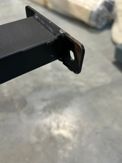 John Lewis ANYDAY Bonn Upholstered Bed Frame, Small Double Dark Grey Brushed Tweed