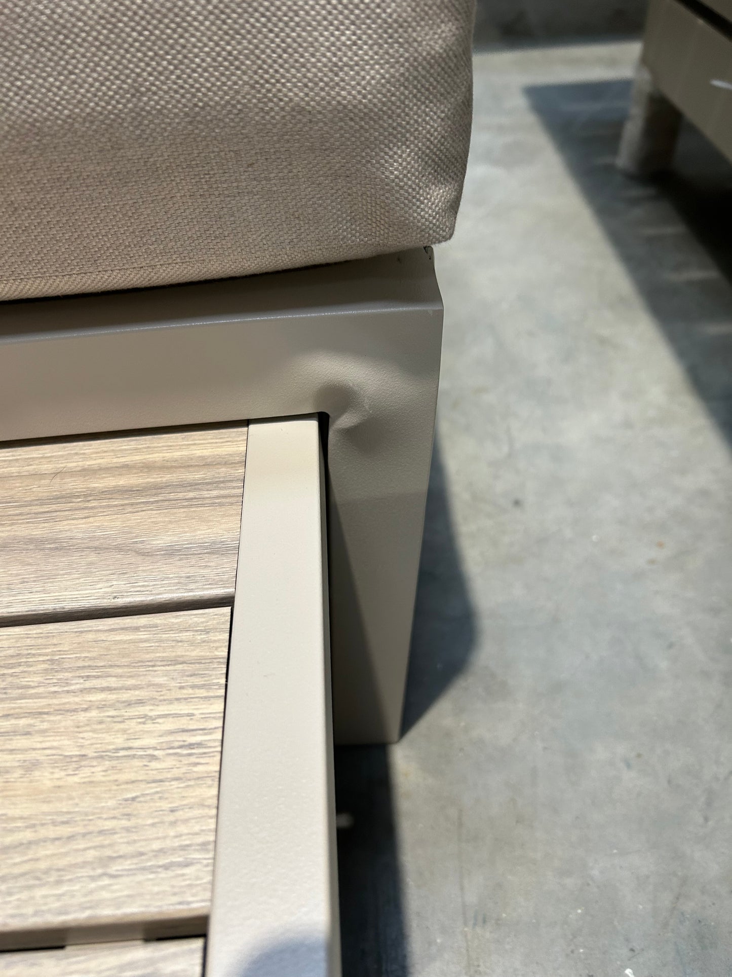 John Lewis Platform 8-Seater Corner Garden Dining/Lounge Set with Height-Adjustable Table, Taupe