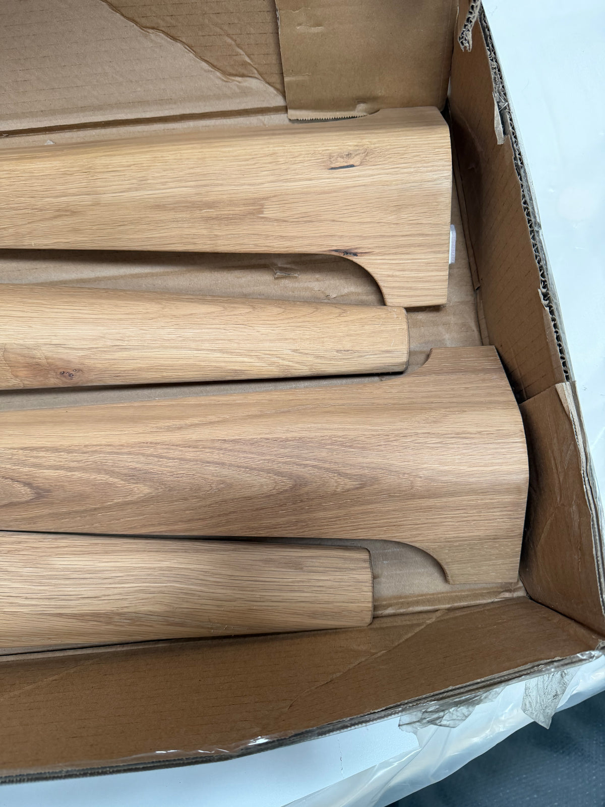 Set of 4 Genuine John Lewis Ebbe Gehl Mira Dining Table Wooden Legs – Oak Finish Replacement Legs