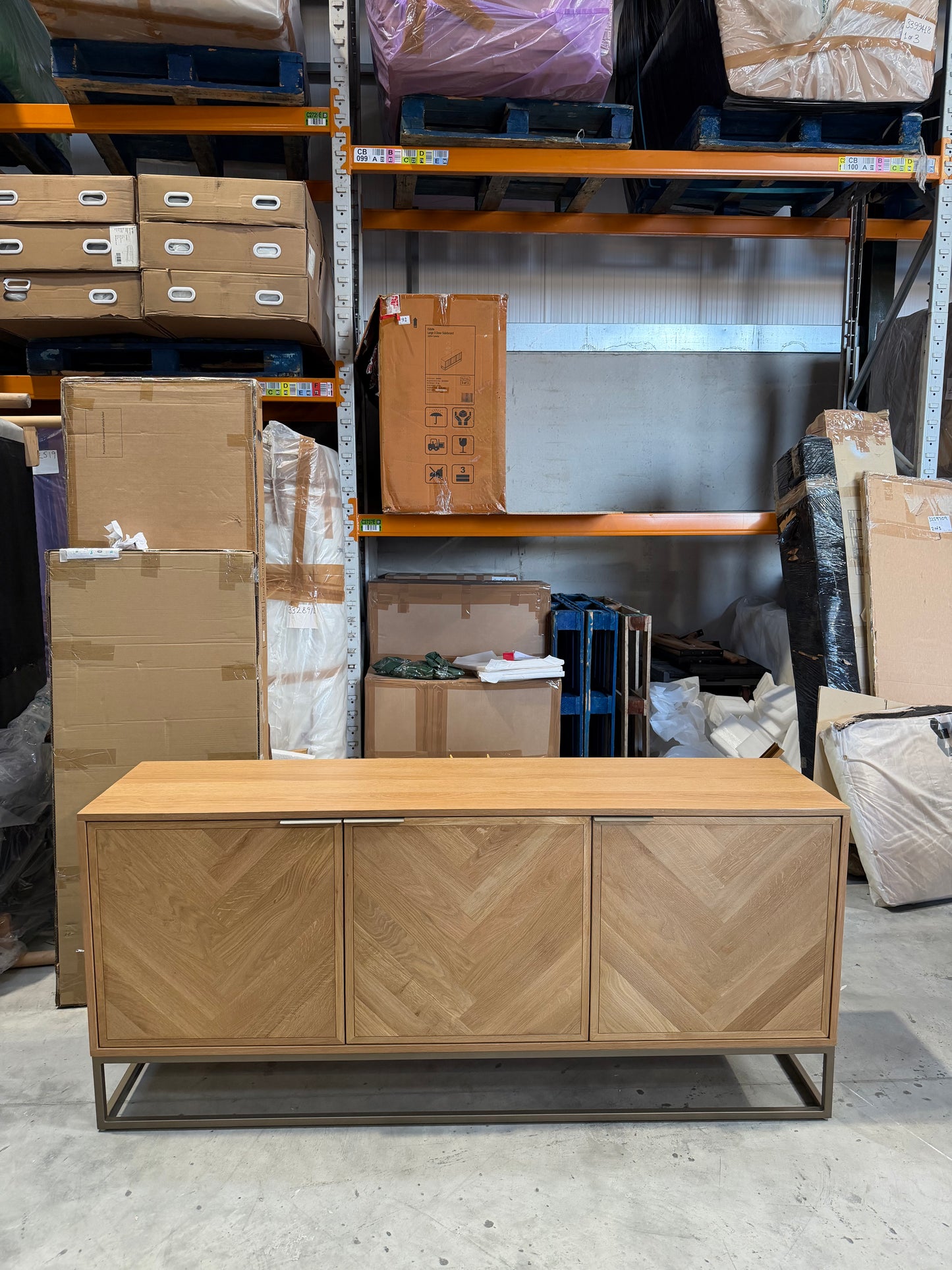 John Lewis Estate 3+3 Drawer Chest, Natural