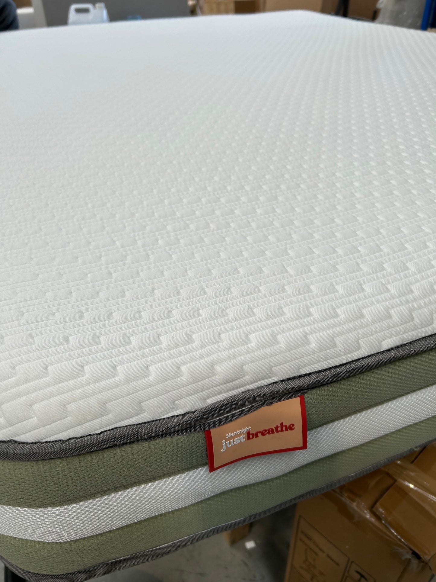 Silentnight Just Breathe Pocket Spring Mattress, Medium/Firm Tension, King Size