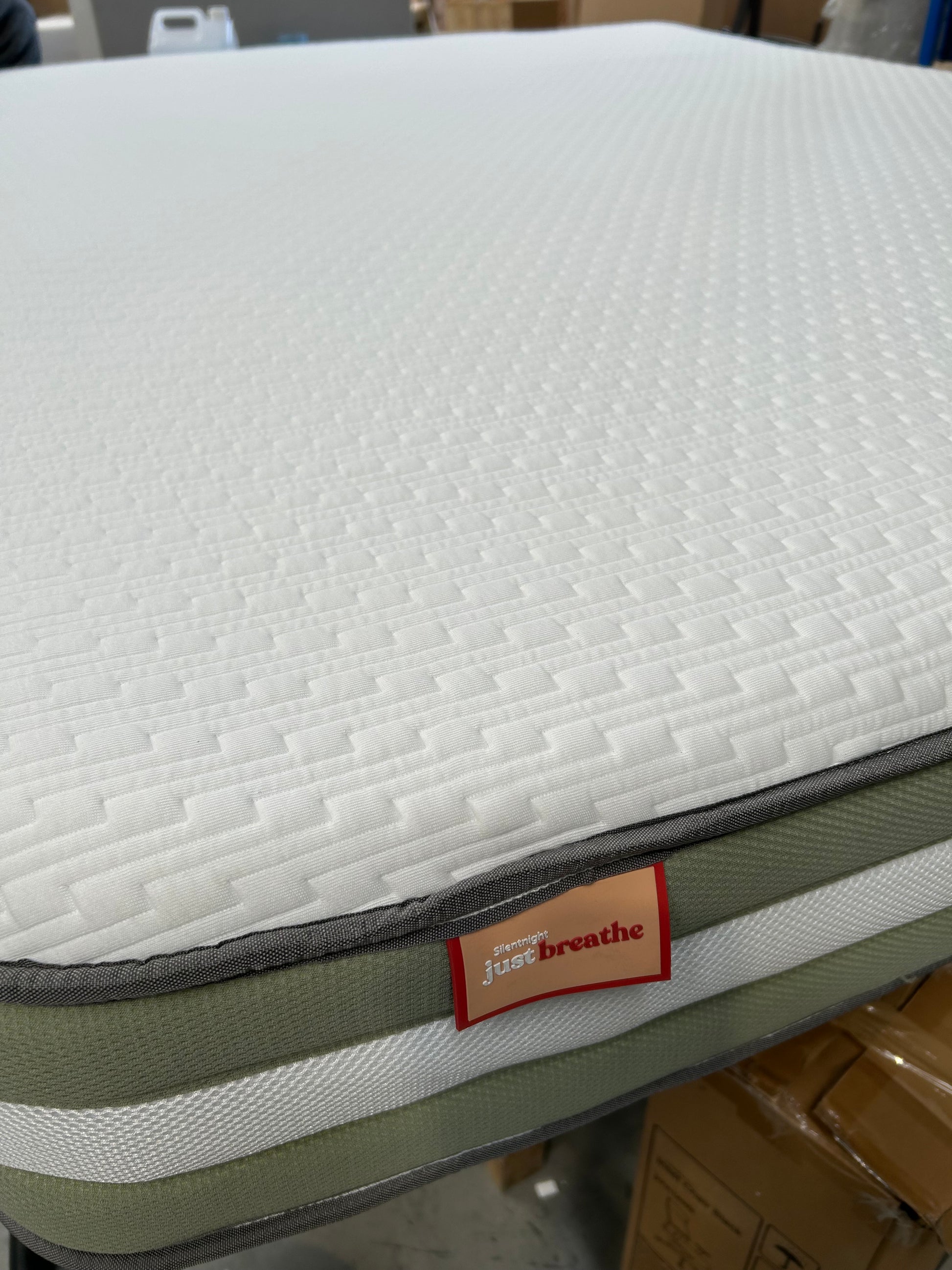 Silentnight Just Breathe Pocket Spring Mattress, Medium/Firm Tension, King Size