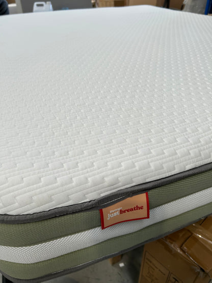 Silentnight Just Breathe Pocket Spring Mattress, Medium/Firm Tension, King Size