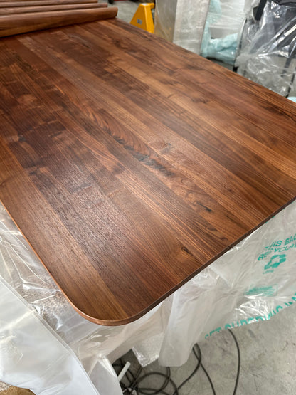 John Lewis Cara 4 Seater Dining Table, American Black Walnut