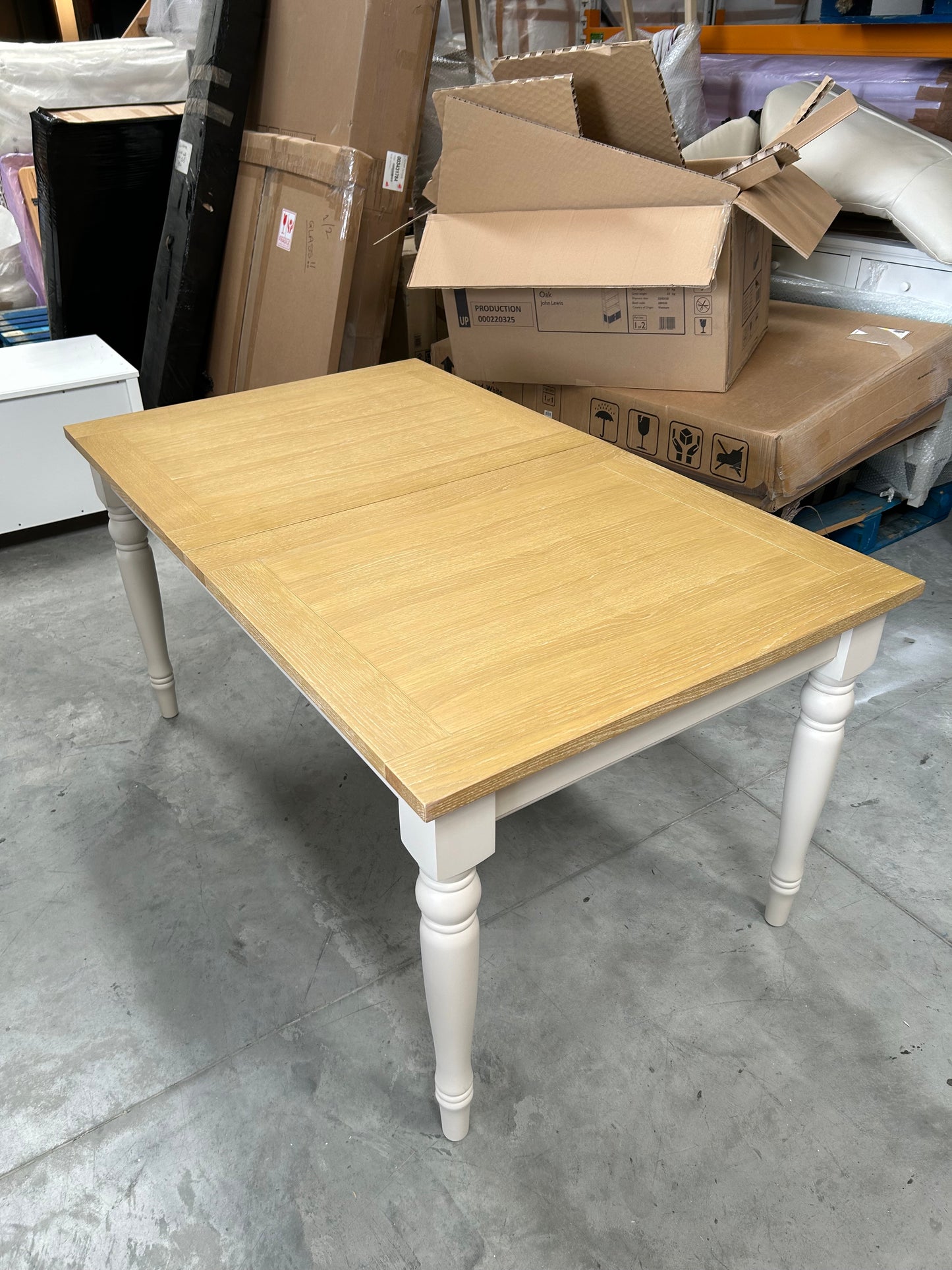 John Lewis Foxmoor 6-8 Seater Extending Dining Table, FSC-Certified (Acacia Wood)