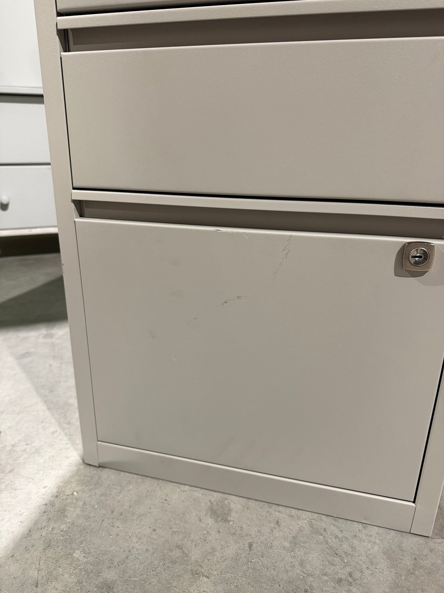 Bisley 3 Drawer Home Filer, Goose Grey