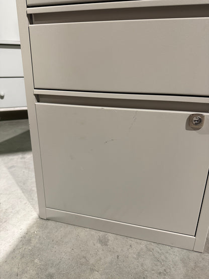 Bisley 3 Drawer Home Filer, Goose Grey