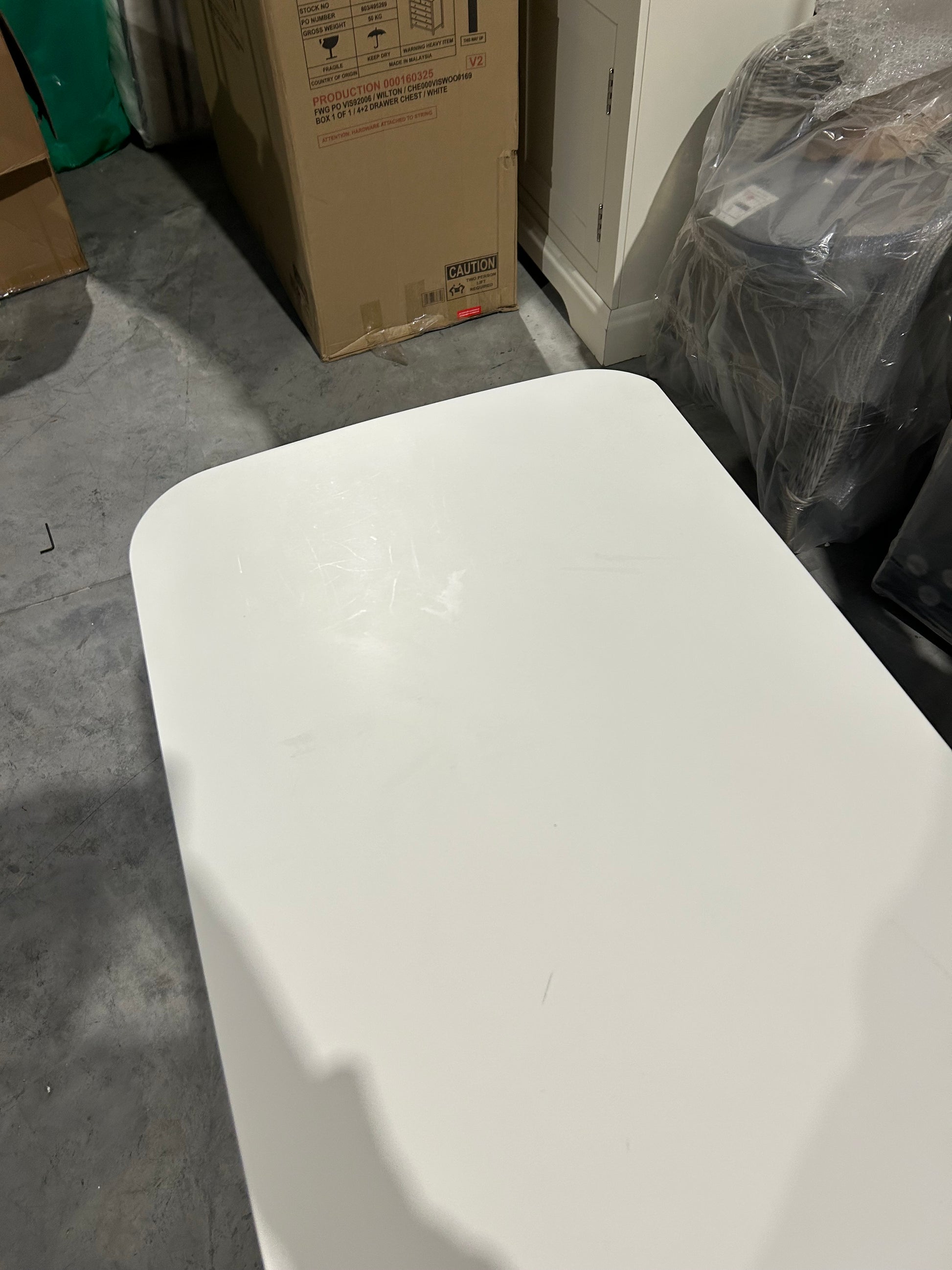 John Lewis Bonn 3 drawer Bedroom Chest of Drawers White Natural