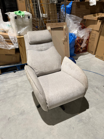 John Lewis Repose Zero Gravity Power Recliner Chair, Soft Weave Grey
