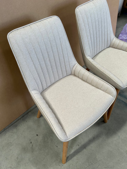 John Lewis Toronto Side Dining Chairs, Set of 2, Natural
