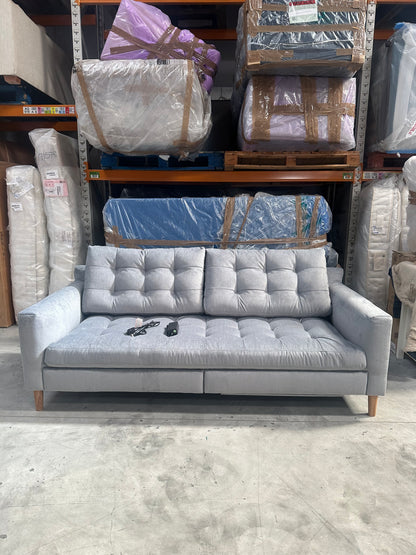 John Lewis Draper II Large Motion Sofa Easy Clean Ocean Blue