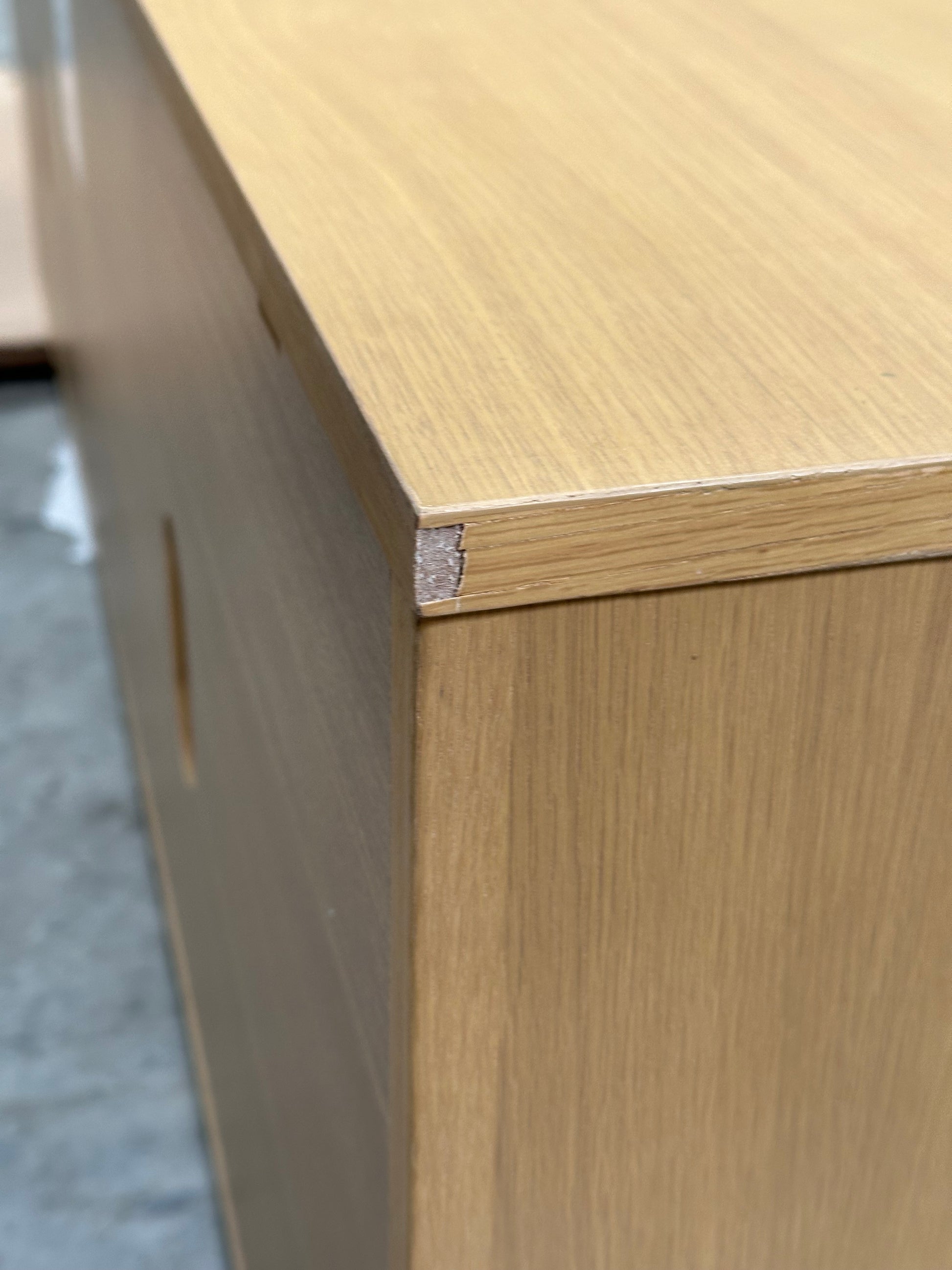 John Lewis Slatted TV Stand Sideboard for TVs up to 60", Oak