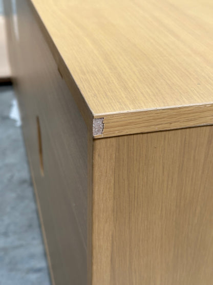 John Lewis Slatted TV Stand Sideboard for TVs up to 60", Oak