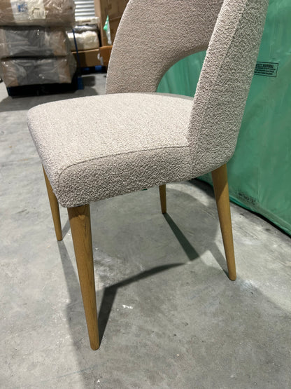 John Lewis Moritz II Dining Chair, Oak Leg, Natural Oat