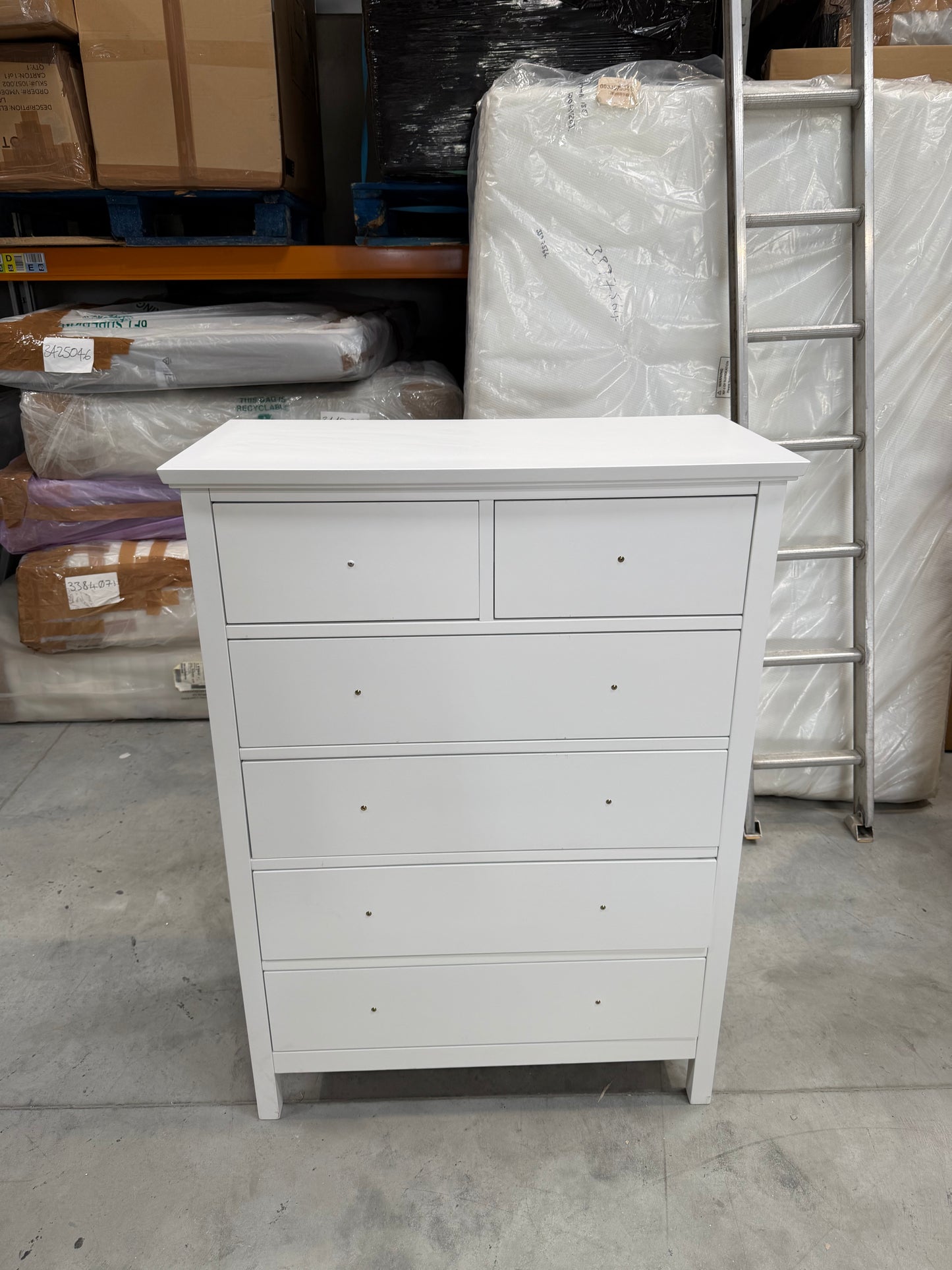 John Lewis Chest of Drawers 6 Drawer Chest White