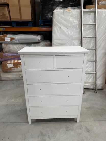 John Lewis Chest of Drawers 6 Drawer Chest White