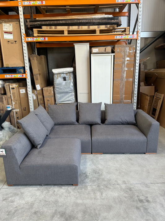 John Lewis Tokyo Medium LHF Corner Group SOFT WEAVE STEEL