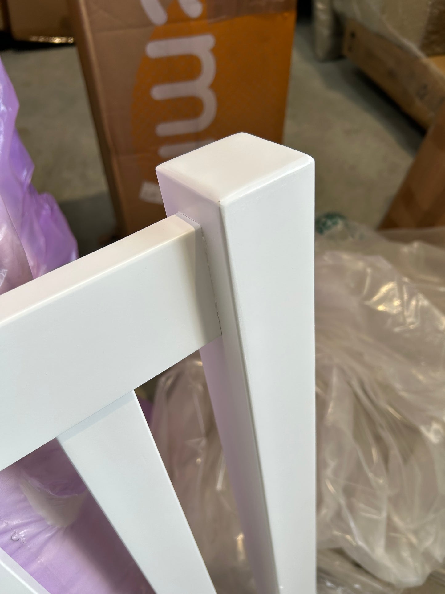 John Lewis Wilton Bed Frame, Double, White