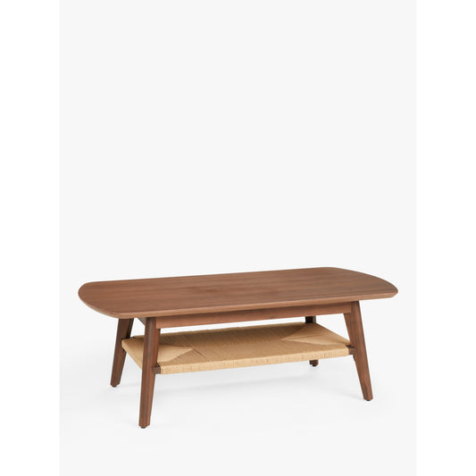 John Lewis Cord Coffee Table, Mid Brown