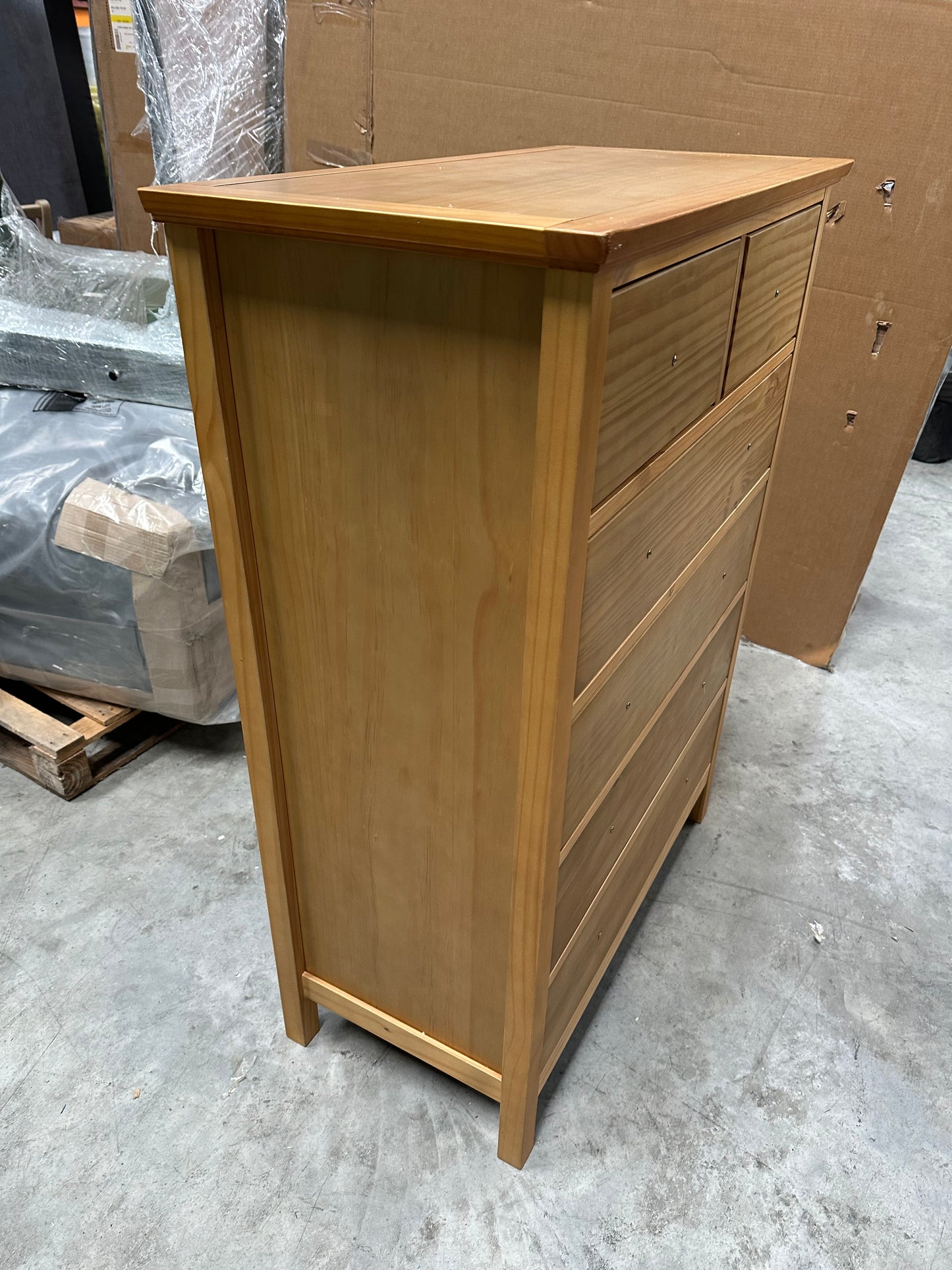 John Lewis Wilton 6 Drawer Chest, Natural