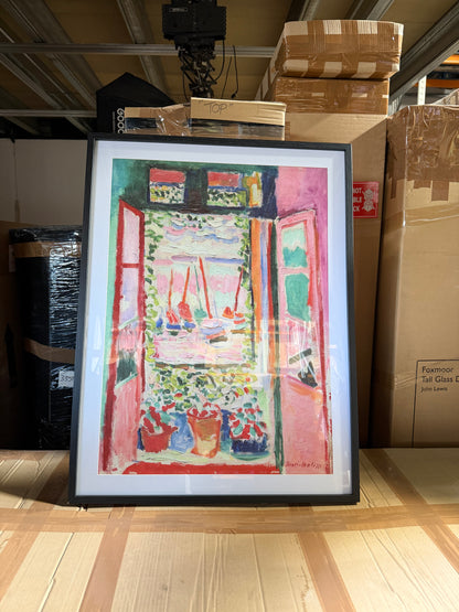John Lewis Henri Matisse 'The Open Window, Collioure' Framed Print, 82 x 62cm, Multi