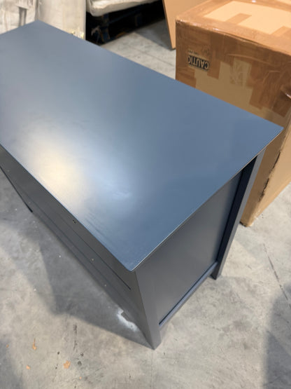 John Lewis Wilton 3 Drawer Chest, Denim Blue