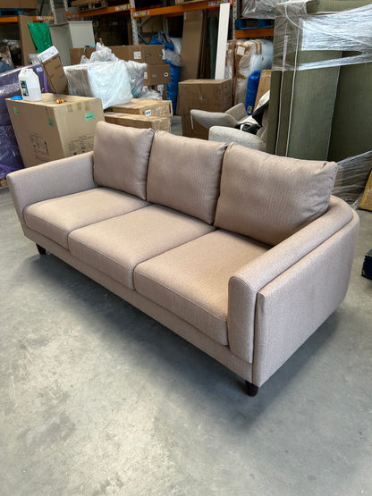 John Lewis Harbour Grand 3 Seater Sofa Brushed Tweed Mole