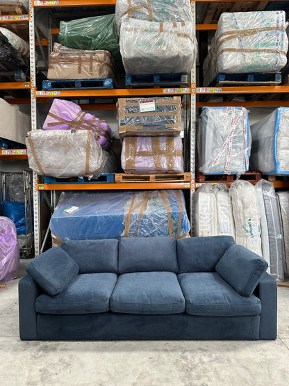 Swoon Seattle Large 3 Seater Sofa, Smart Wool Indigo