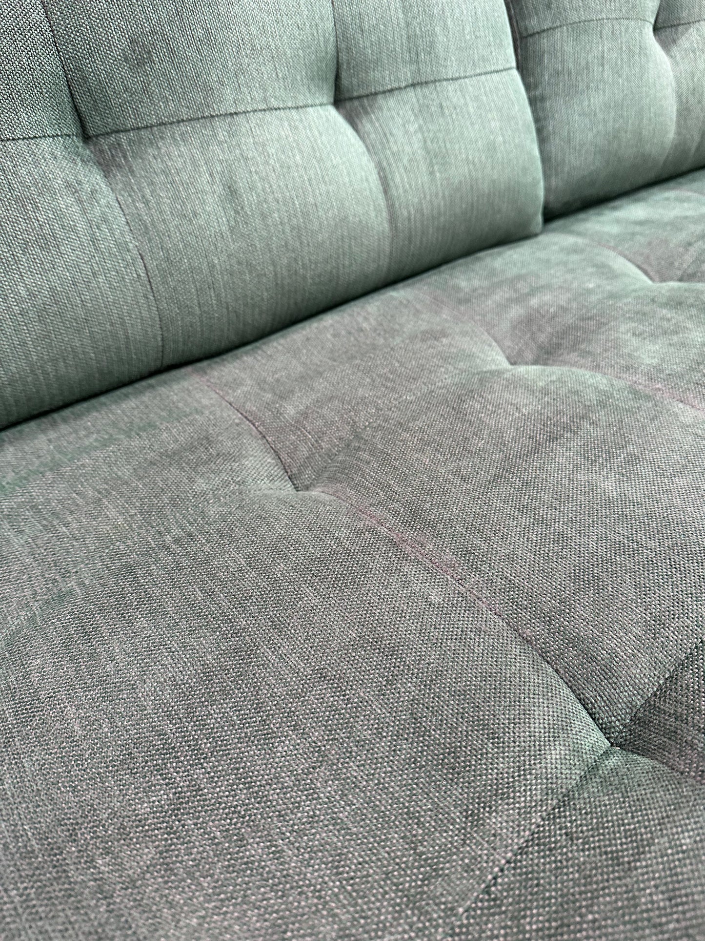 John Lewis Draper II Large 3 Seater Sofa, Dark Leg, Alpine Green
