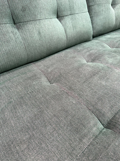 John Lewis Draper II Large 3 Seater Sofa, Dark Leg, Alpine Green