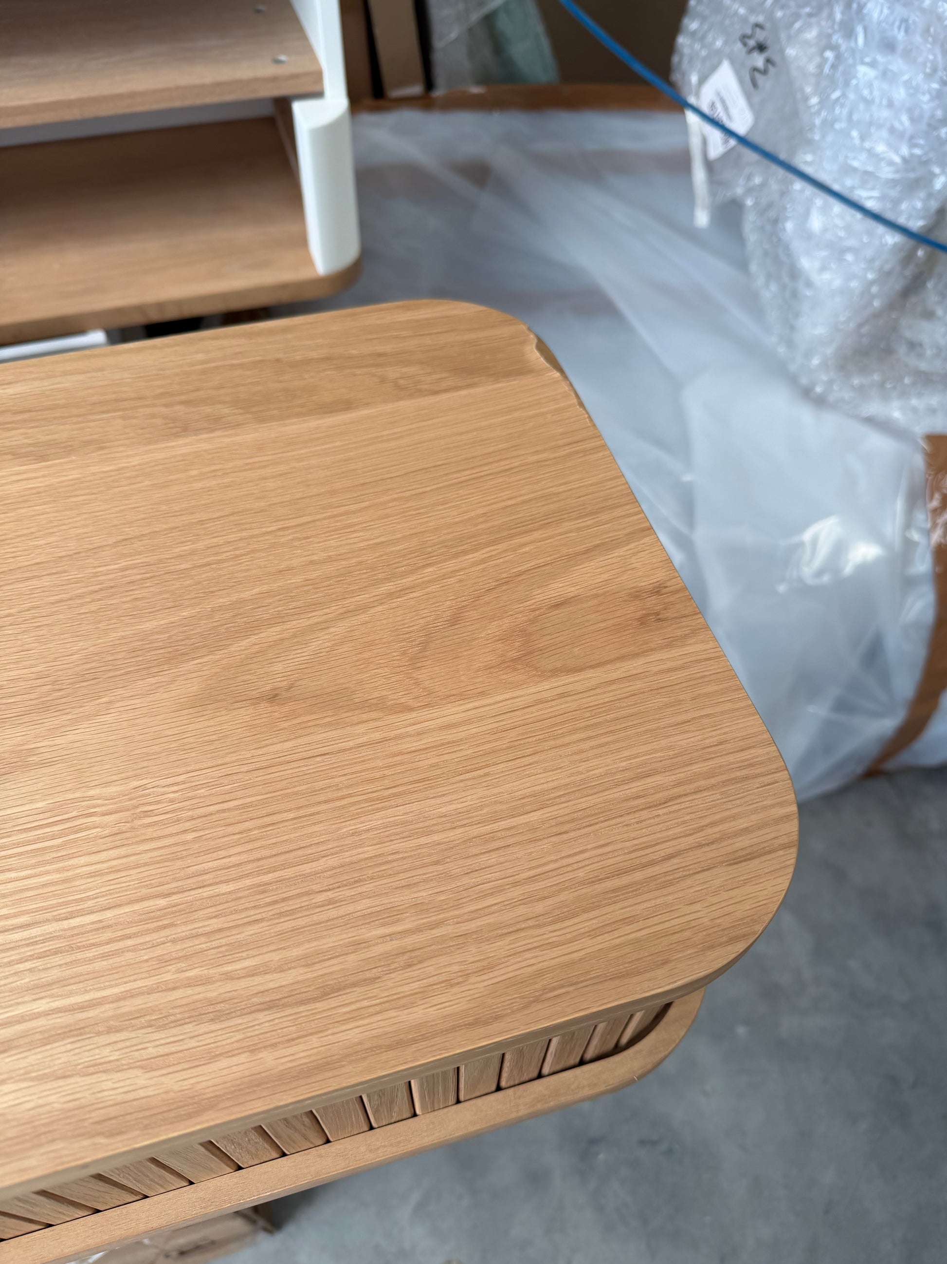 John Lewis Grayson Storage Console Table Oak