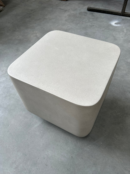 John Lewis Square Indoor/Outdoor Side Table, 45cm, Concrete - LIST