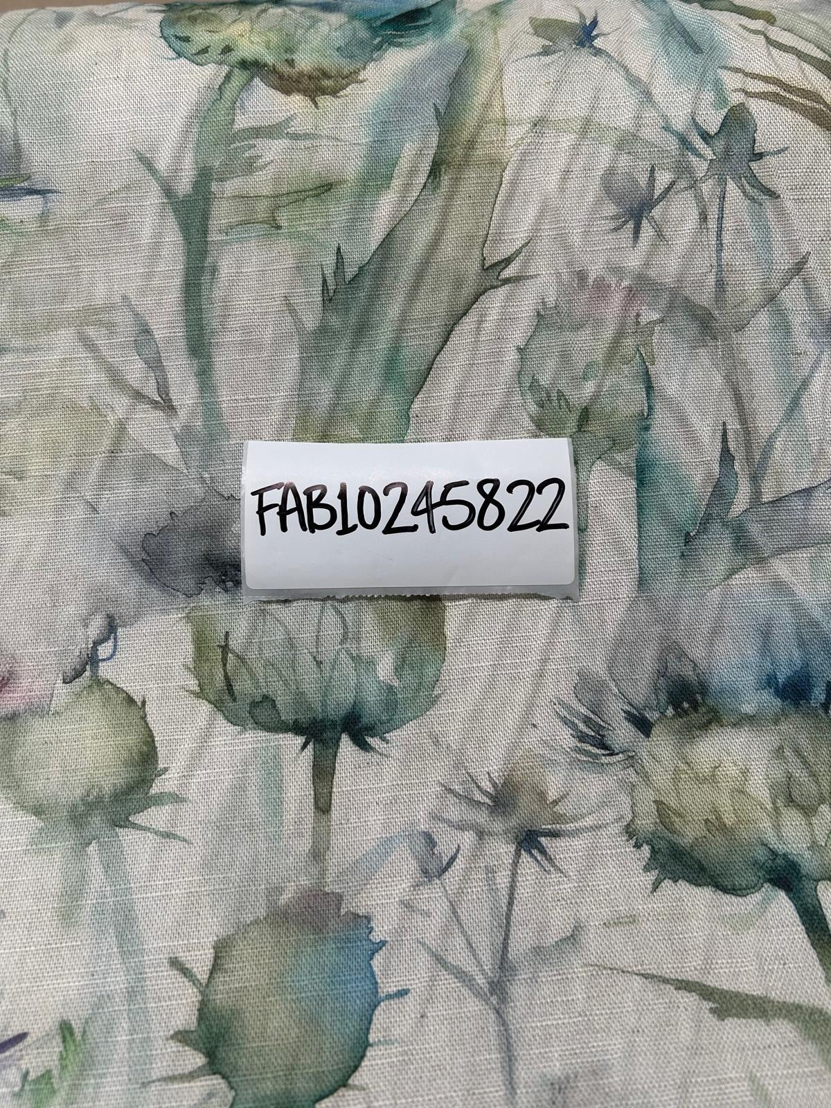 Voyage botanicus violet linen 39 m at £44 a meter