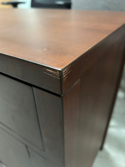 John Lewis Medan Narrow Sideboard, Dark Stain