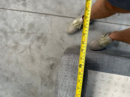 John Lewis Bailey II 3 Seater Sofa Aquaclean Mist - Missing Base Cushion