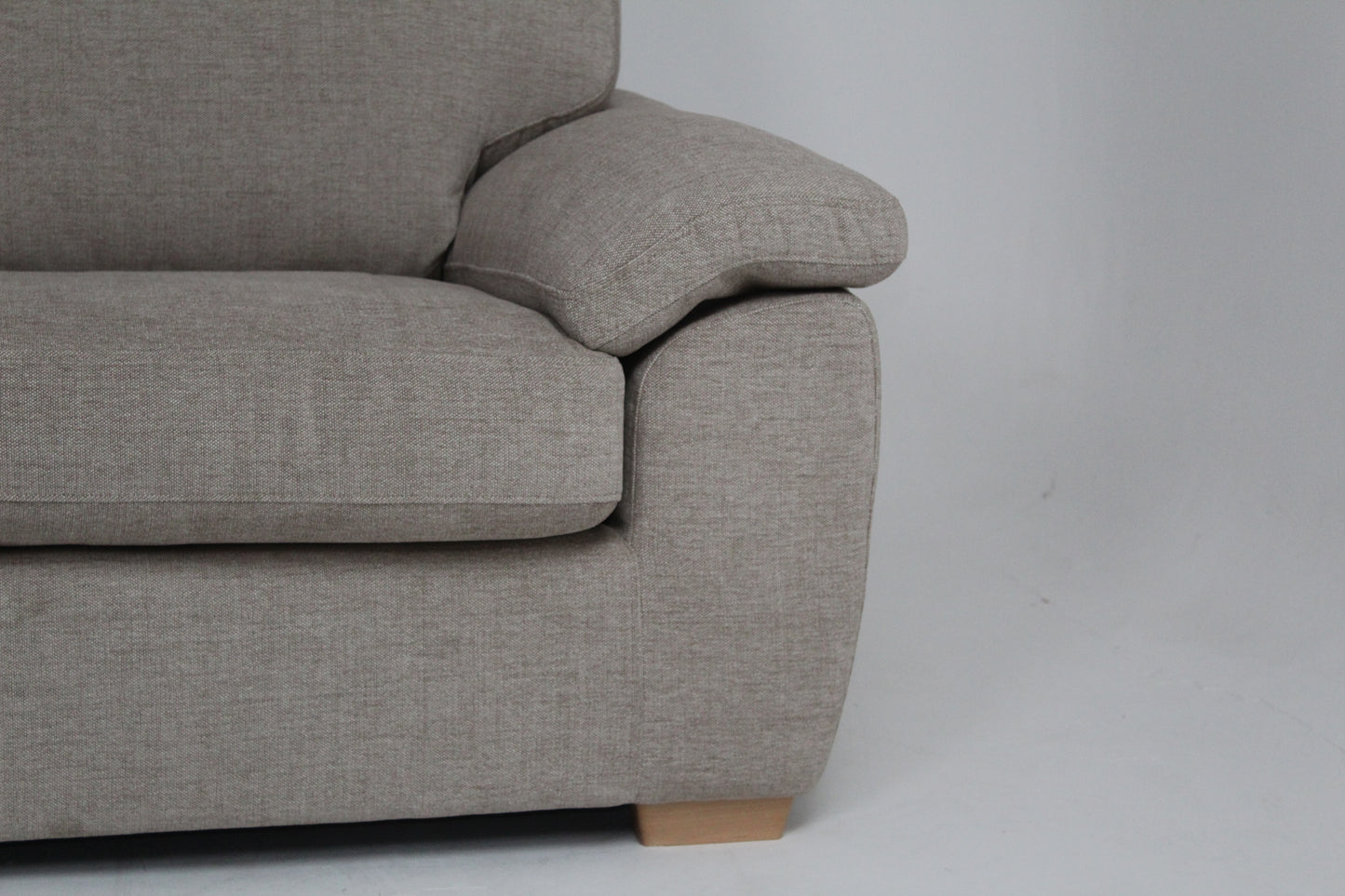 John Lewis Camden Medium 2 Seater Sofa, Light Leg, Easy Clean Chunky Chenille