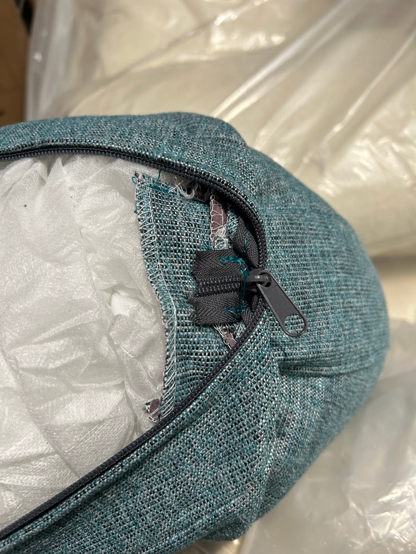 John Lewis Arlo Leather Armchair Light Leg Aquaclean Connie Teal