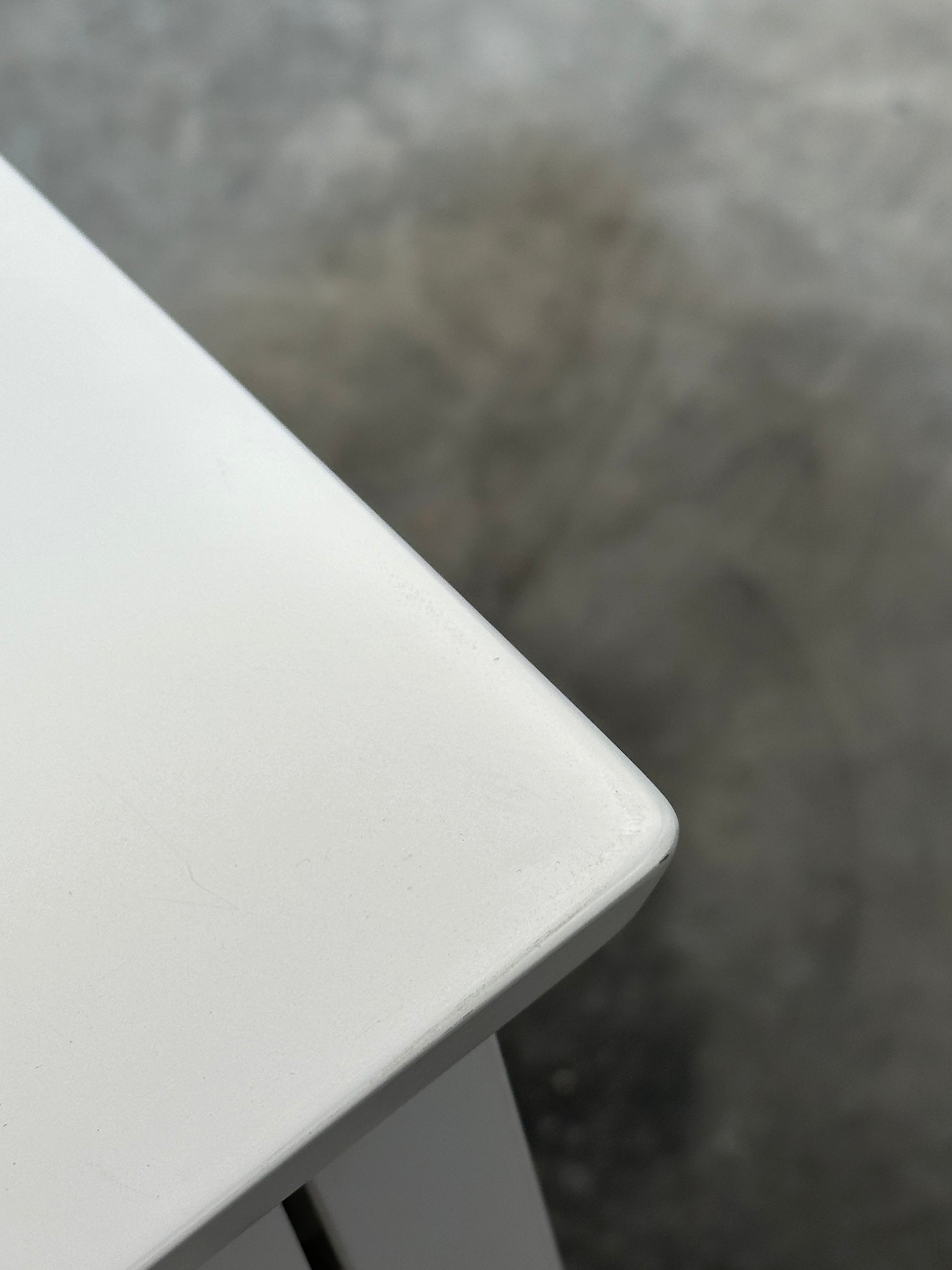 John Lewis White ANYDAY Wilton 2 Drawer Bedside Cabinet