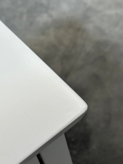 John Lewis White ANYDAY Wilton 2 Drawer Bedside Cabinet