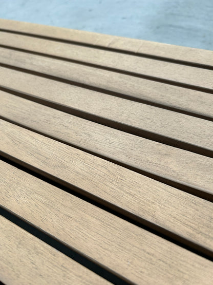 John Lewis Mona Rectangular Garden Dining Table, 175cm Natural