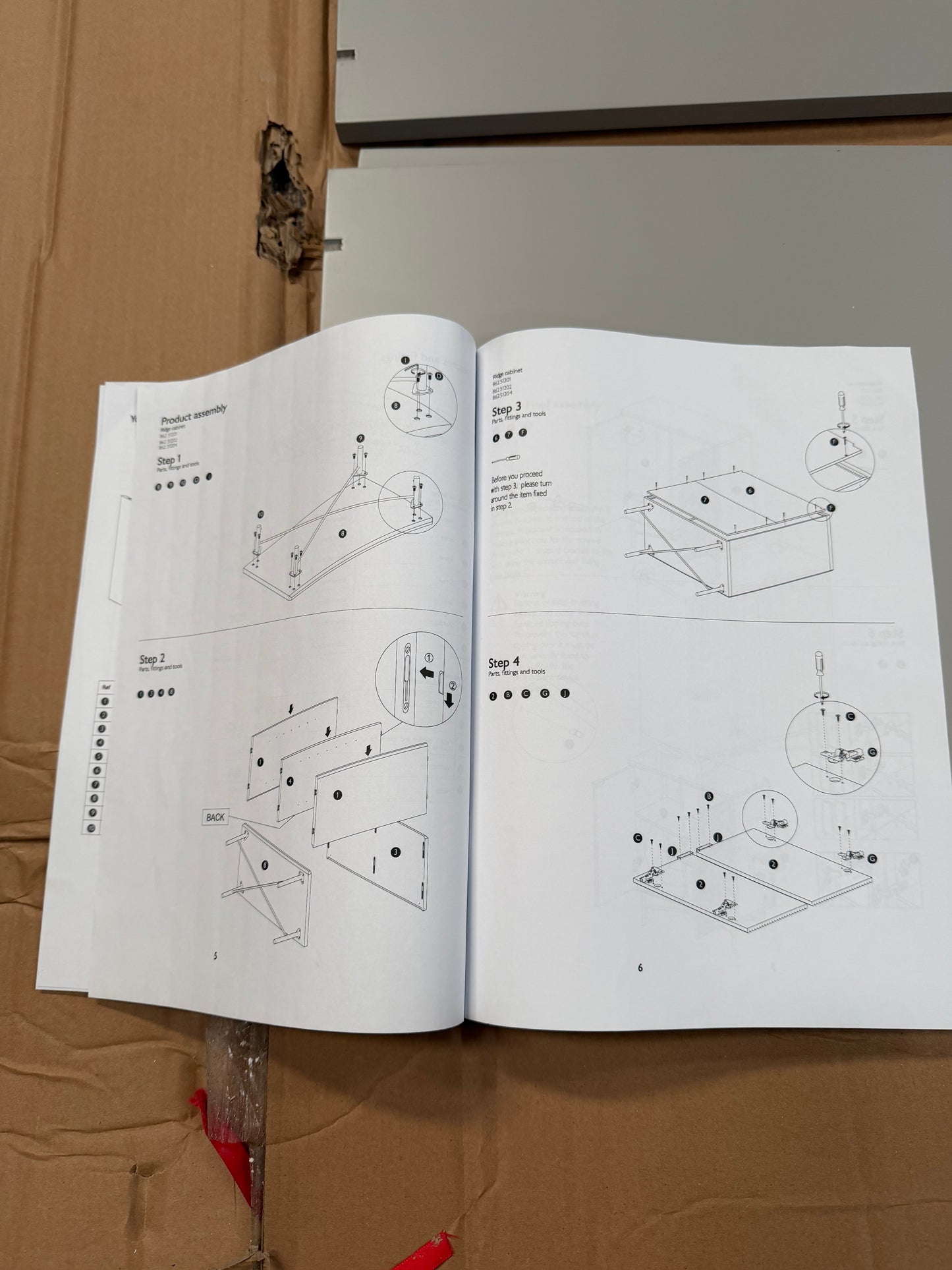 John Lewis Ridge 2 Door Cabinet Grey