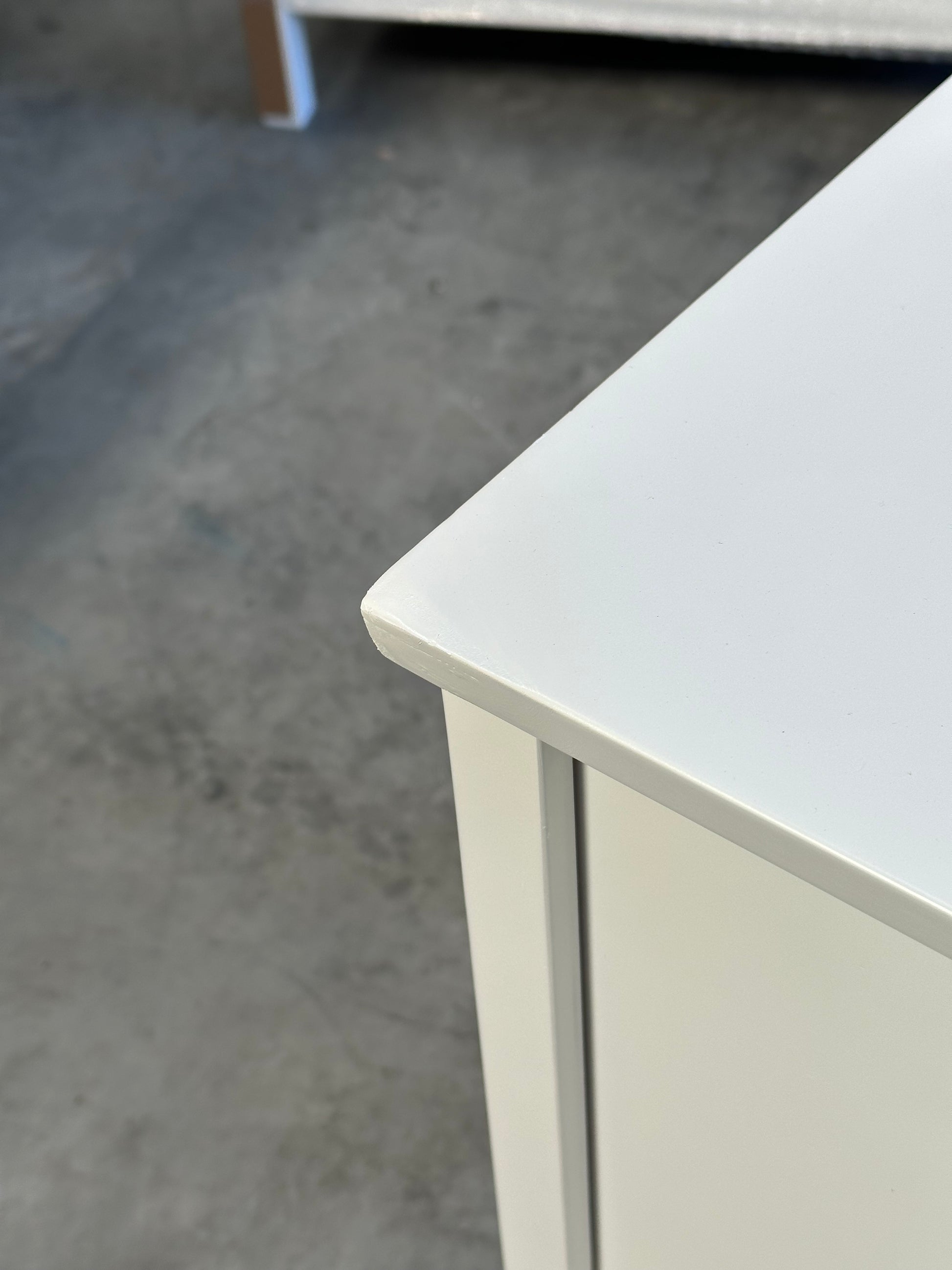 John Lewis Wilton 2 Drawer Bedside Cabinet White Storage