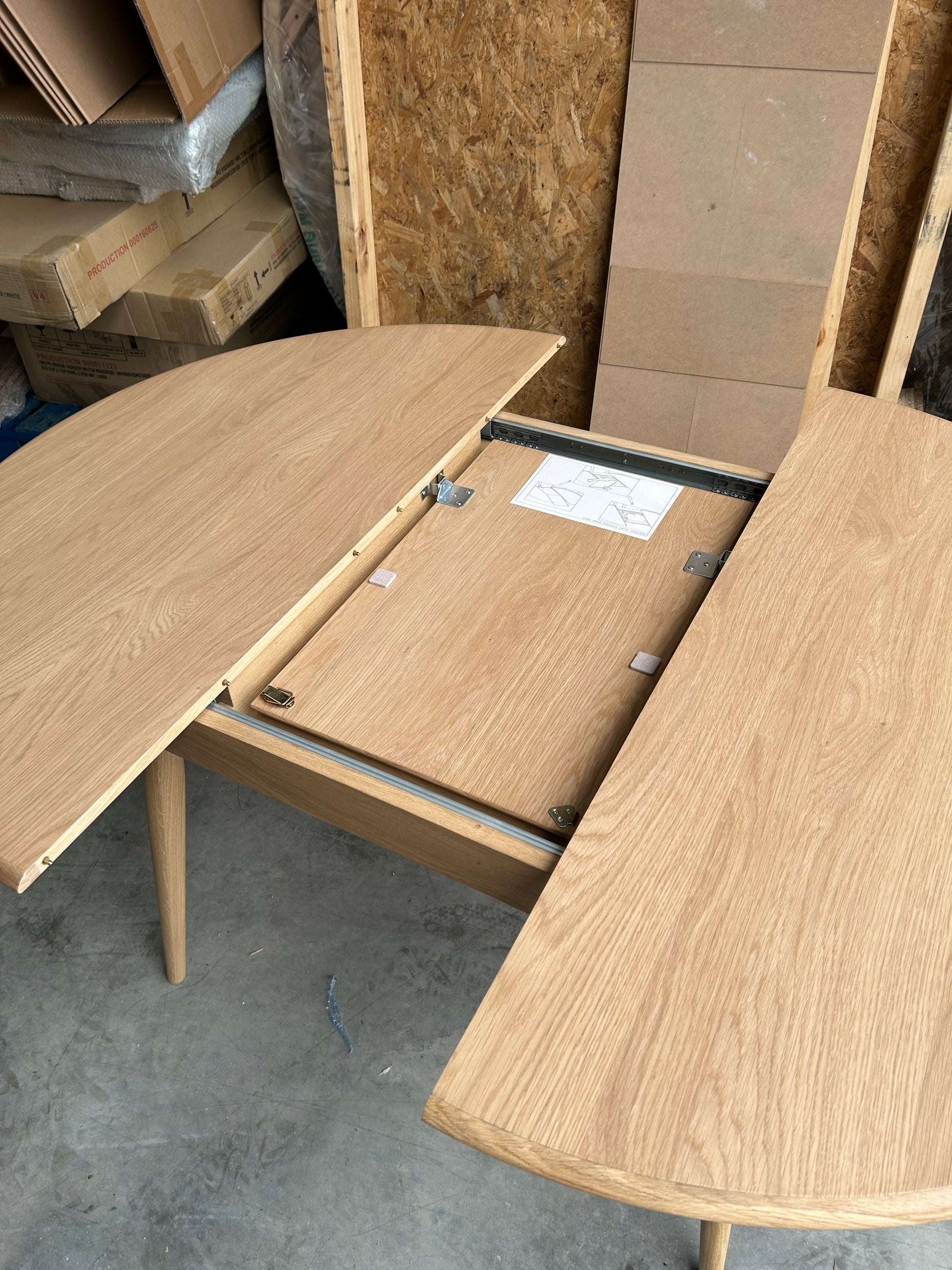 ercol for John Lewis Shalstone 4-6 Seater Extending Round Dining Table, Oak