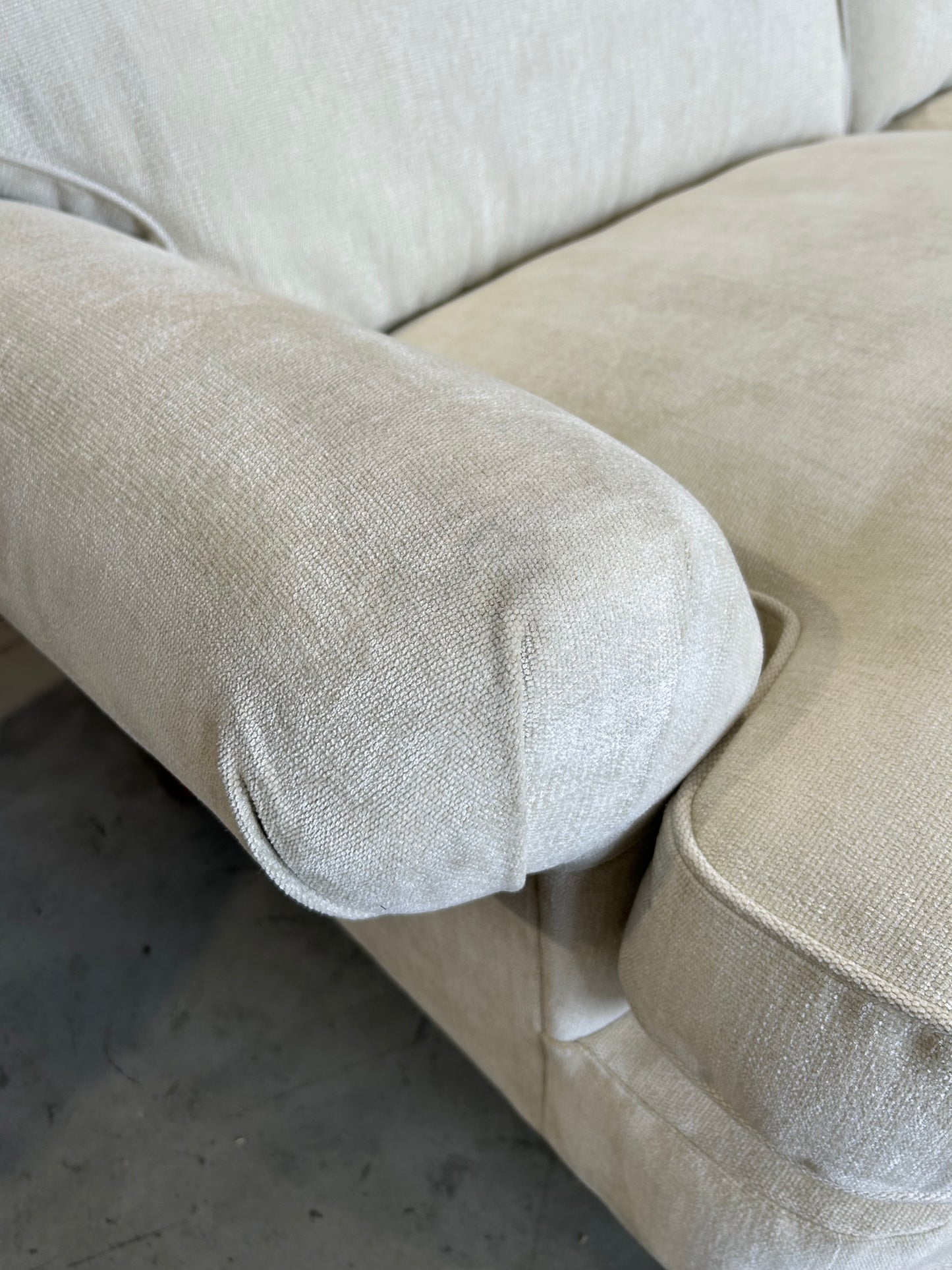 Laura Ashley Beaumaris Large 3 Seater Sofa, Oak Leg, Orla Natural