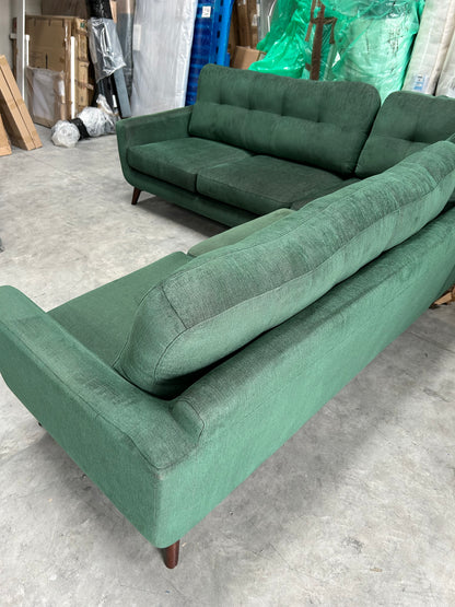 John Lewis Corner Sofa Camden 5+ Seater in Alpine Green