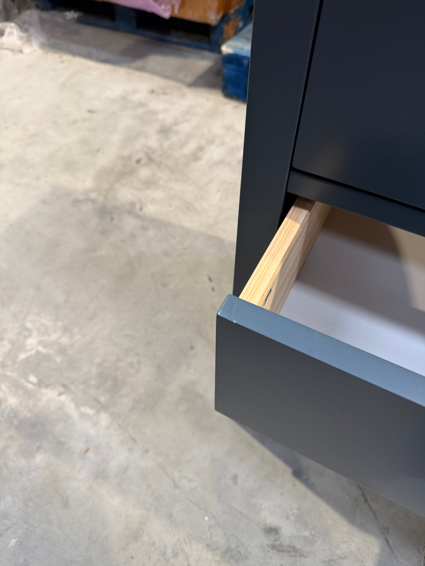 John Lewis Wilton 3 Drawer Chest, Denim Bluec