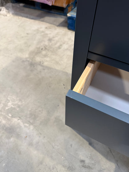 John Lewis Wilton 3 Drawer Chest, Denim Bluec